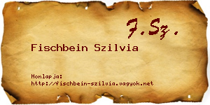 Fischbein Szilvia névjegykártya